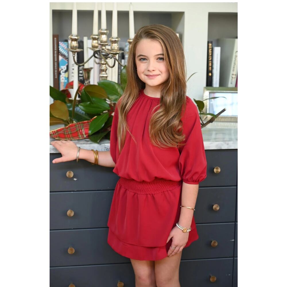 Rory Dress- Red‎ size 7